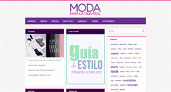Desktop Screenshot of modaparalavidareal.com